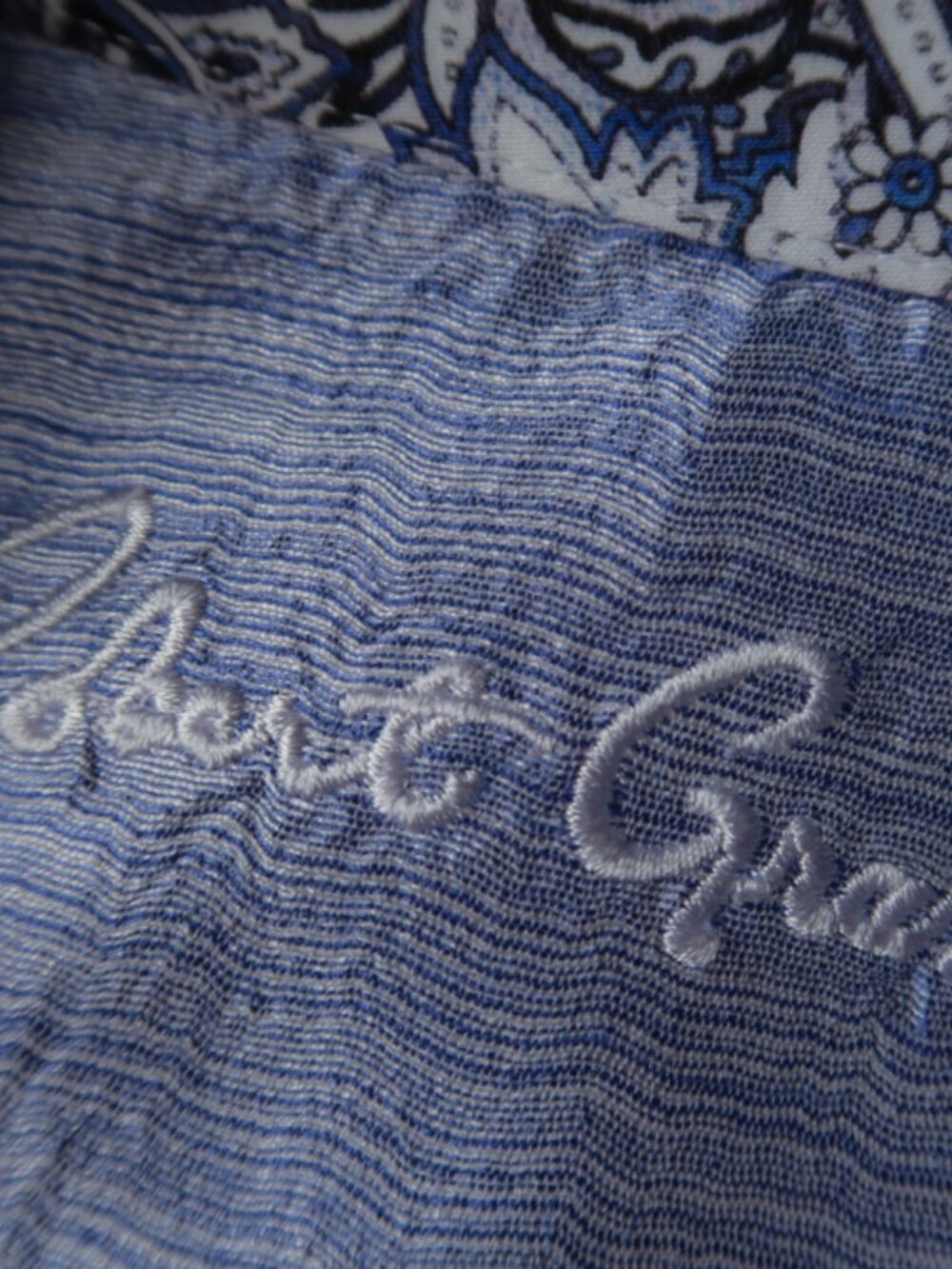 Robert Graham Lt Blue LS Shirt (3XL) OMG! 🔥